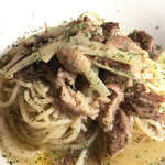 Barca. - 三河猪と山ウドのパスタ