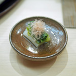 日本橋蛎殻町 すぎた - [ツマミ]わけぎの突き出し