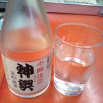 丸吉飯店 - 日本酒冷酒 ７５０円(税込)(2017年5月26日撮影)