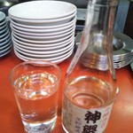 丸吉飯店 - 日本酒冷酒 ７５０円(税込)(2017年1月23日撮影)