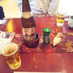 料理旅館 吉野 - 昼からビール申し訳ない～