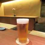 二条城ふる田 - 生ビールからスタート(2017.4月)