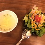 shimokitazawajuuhachi - スープとサラダ