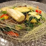 SEN YO - 季節の色々野菜、岩塩炒め