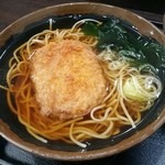 峠の蕎麦 - コロッケそば