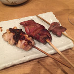 Gomi Tori - 伍味焼、血肝、砂肝