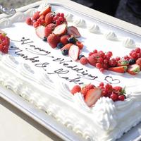 お祝いのケーキ
