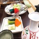 かわせみの宿 - 香の物&お口直し