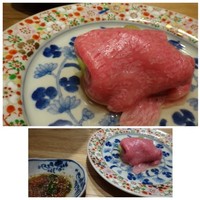 焼肉すどう 春吉 - ◆熊本産：サーロインのしゃぶしゃぶ・・柚子胡椒の入ったタレで頂きます。