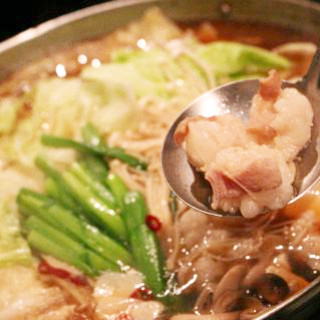 [Domestic beef Motsu-nabe (Offal hotpot)]