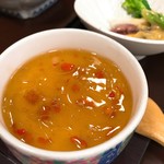 かわせみの宿 - 帆立の茶碗蒸し&蟹内子あん