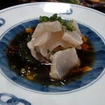 口福居酒屋きわみ - 高級魚あらをポン酢で