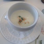 レストラン ペタル ドゥ サクラ - 新玉ねぎのポタージュ（2017.4）