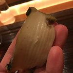 一心鮨 光洋 - 鮑  素晴らしいいつもながら