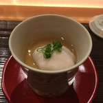 一心鮨 光洋 - 河豚の白子の茶碗蒸し