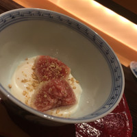 一心鮨 光洋 - 地味な料理ですが、イチヂクの白和え。 これ完璧です