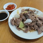 羊香味坊 - ラム肉と長ねぎ塩炒め