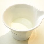 レストランひらまつ レゼルヴ - 特別ランチ<平日限定> 1980円 のミルク