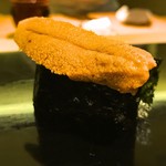鮨 ます田 - 2017年（平成29年）春頃　ムラサキウニ