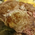 バッファローキング - 2017/5  リブロース400gミディアムレアー&ライス大盛り&大生ビール❤