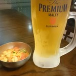 バッファローキング - 2017/5  リブロース400gミディアムレアー&ライス大盛り&大生ビール❤