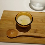 新タマネギのポタージュ