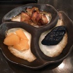 魚料理を食べて蕎麦で〆る店 高木 - ３種盛り