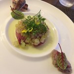 サラマンジェ ド ヨシノ - 鯵とブリのマリネ