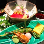 二種盛り　あしらい一式