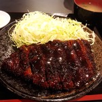 ソースかつ亭 黒のDON - 黒ソースかつ定食