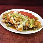 李園 - 名物の油淋鶏ハーフ