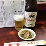 李園 - ビールのアテは搾菜