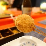 串の宝山 - 新作の筍の肉詰め