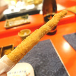 串の宝山 - 大きなアスパラ♪