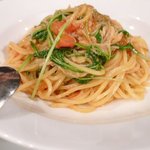 トラットリア デル チェーロ - ズワイガニとトマトのパスタ、白ライン風味