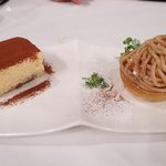 トラットリア デル チェーロ - モンブラン、ティラミス
