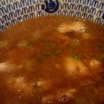 tsukememmushin - つけ麺（豚骨魚介）のつけ汁【2011.1訪問】