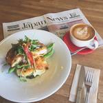 グリーンファームカフェ - ランチの一例。こちらは”チキンスカロピーニ”
