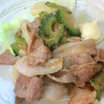 串のこたに - ゴーヤと豚肉生姜焼き３８０円