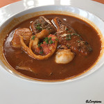 琥珀の森レストラン くんのこ - 赤いブイヤベース