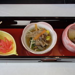 Yonezawa Gyuu Ooki Kongoukaku Sukiyaki Shabushabu Bishamon - 前菜