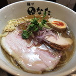 自家製麺 麺や ひなた - 焼アゴの冷やし醤油そば(800円)