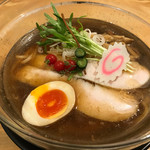 彩色ラーメンきんせい - ～さんま香油～冷製醤油煮干そば(800円)