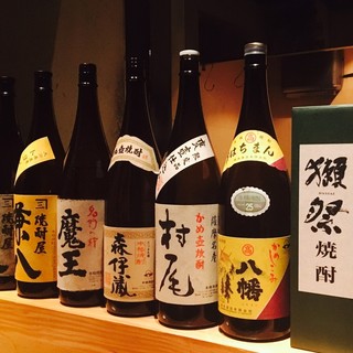 本格焼酎と地酒