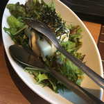 葛城 - 前菜（サラダ）：ちりめんじゃこと豆腐のサラダ