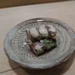 すゝき野 鮨金 - 小樽産シャコ、しかも燻製！