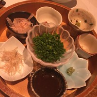 豆腐懐石 くすむら - 薬味が山ほど出ます