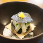 villa del nido - 突き出し：甲烏賊　菜の花