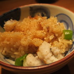 鈴しろ - 名残ハモと万願寺唐辛子の炊き込み御飯