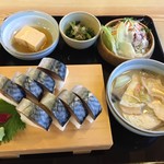 Washoku Dokoro Sakanakoubou Nanae - 虎鯖棒すし定食